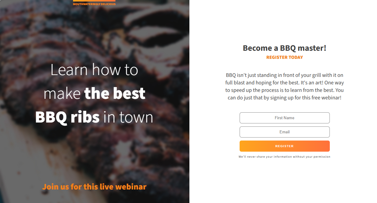 BBQ form